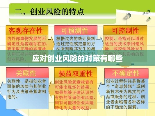 应对创业风险的对策有哪些