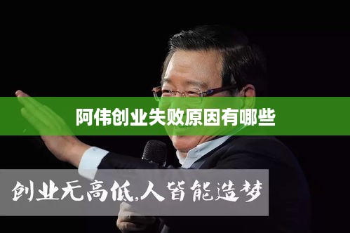 阿伟创业失败原因有哪些