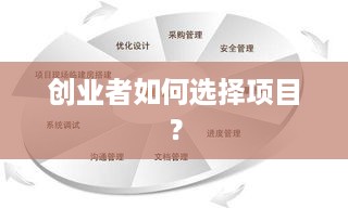 创业者如何选择项目？