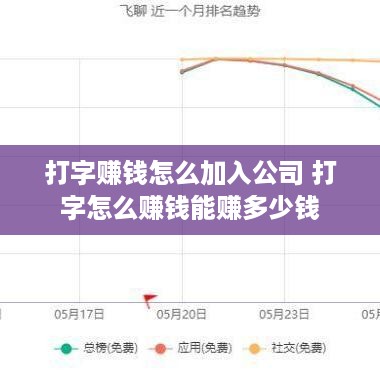 打字赚钱怎么加入公司 打字怎么赚钱能赚多少钱