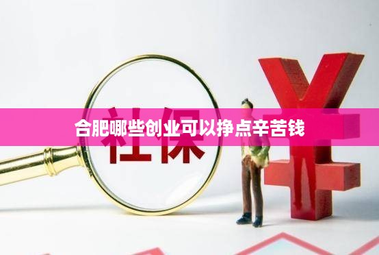 合肥哪些创业可以挣点辛苦钱