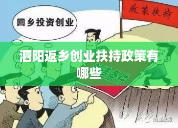 泗阳返乡创业扶持政策有哪些