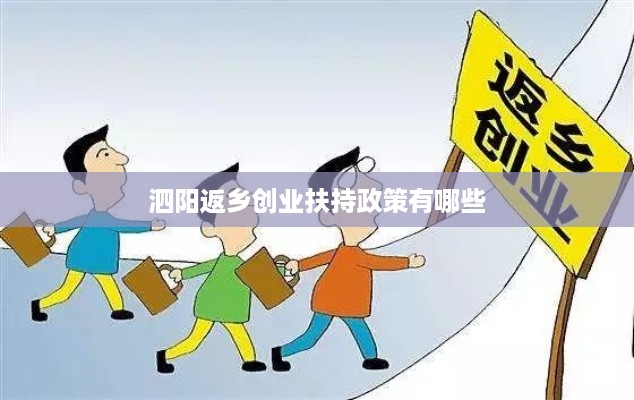 泗阳返乡创业扶持政策有哪些