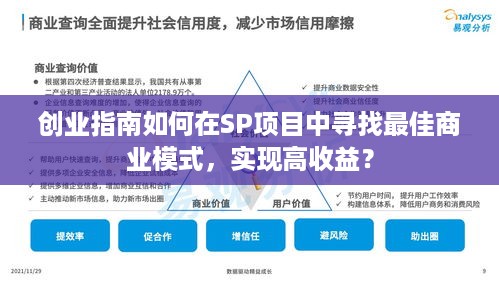 创业指南如何在SP项目中寻找最佳商业模式，实现高收益？