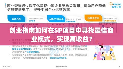 创业指南如何在SP项目中寻找最佳商业模式，实现高收益？