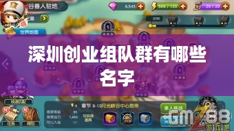 深圳创业组队群有哪些名字