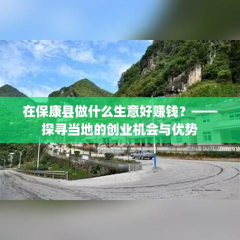 在保康县做什么生意好赚钱？——探寻当地的创业机会与优势