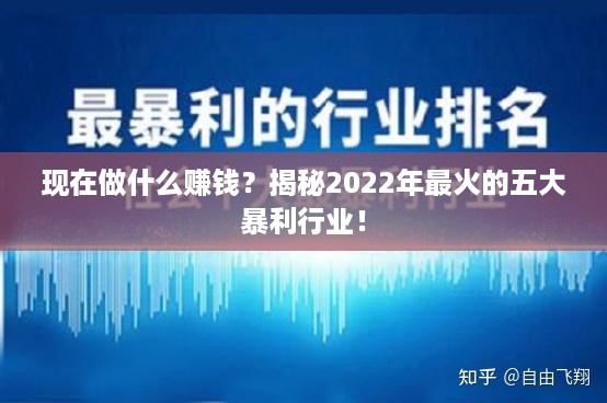 现在做什么赚钱？揭秘2022年最火的五大暴利行业！