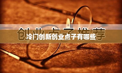 冷门创新创业点子有哪些