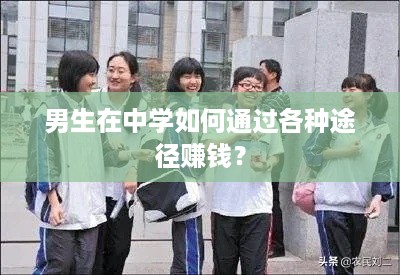 男生在中学如何通过各种途径赚钱？