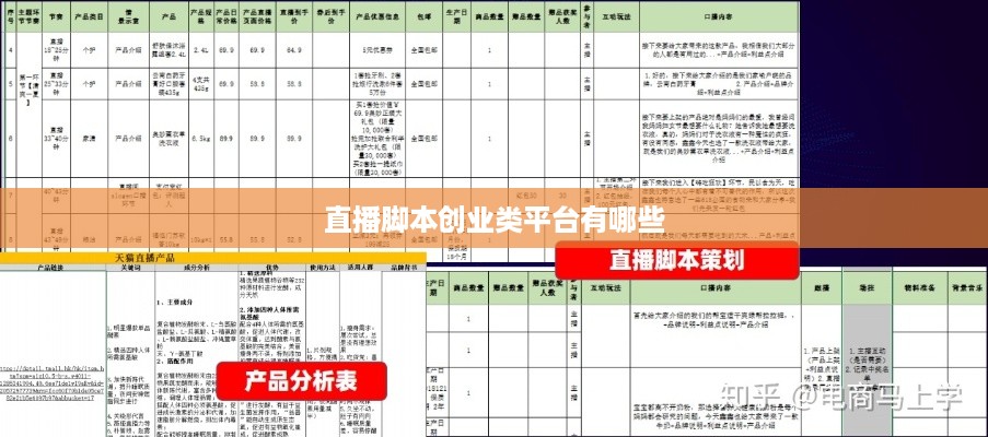 直播脚本创业类平台有哪些