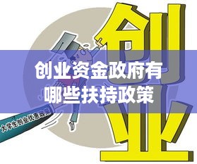 创业资金政府有哪些扶持政策