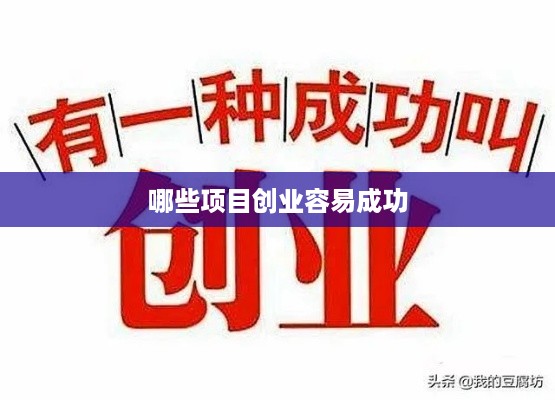 哪些项目创业容易成功