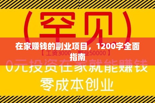 在家赚钱的副业项目，1200字全面指南