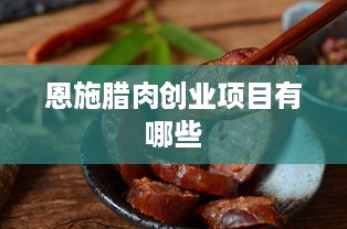 恩施腊肉创业项目有哪些