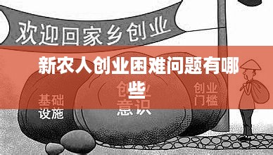  新农人创业困难问题有哪些