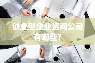 创业型企业咨询公司有哪些？