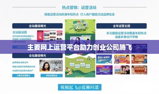 主要网上运营平台助力创业公司腾飞