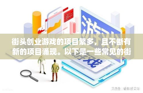 街头创业游戏的项目繁多，且不断有新的项目涌现。以下是一些常见的街头创业游戏项目，它们不仅具有高度的娱乐性，还能为创业者带来丰厚的收益。