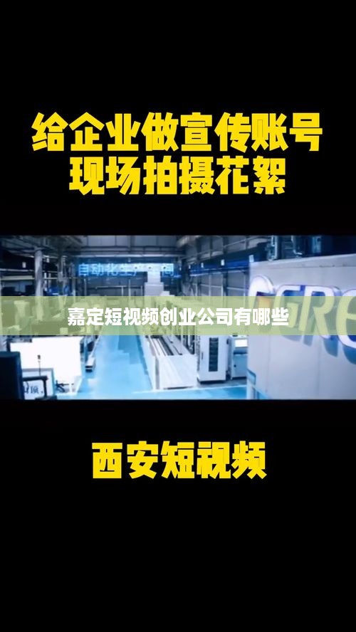 嘉定短视频创业公司有哪些