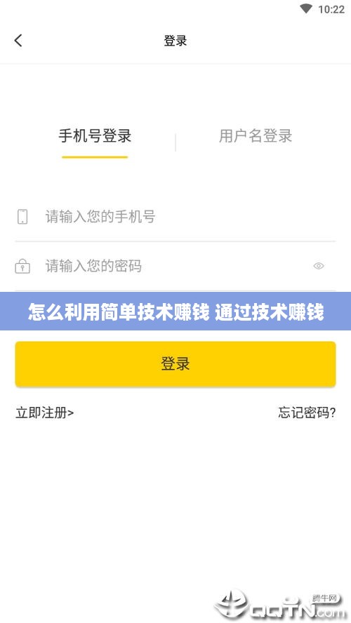 怎么利用简单技术赚钱 通过技术赚钱