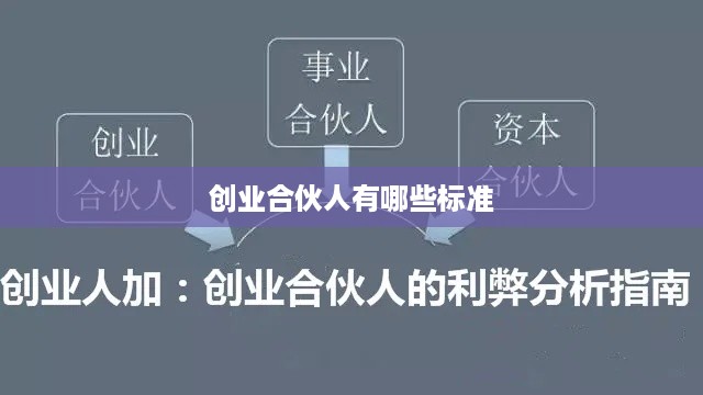 创业合伙人有哪些标准