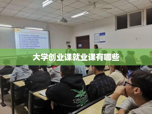 大学创业课就业课有哪些