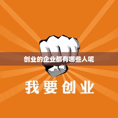 创业的企业都有哪些人呢