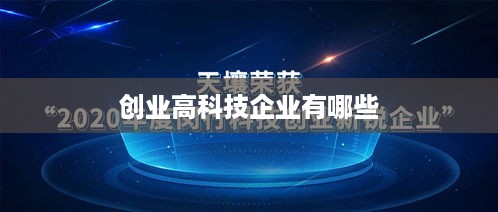 创业高科技企业有哪些