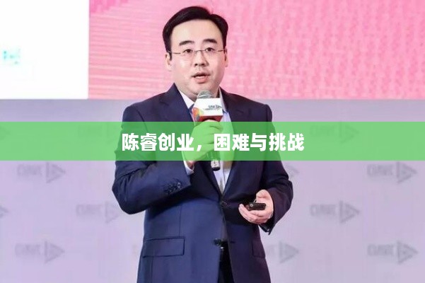 陈睿创业，困难与挑战