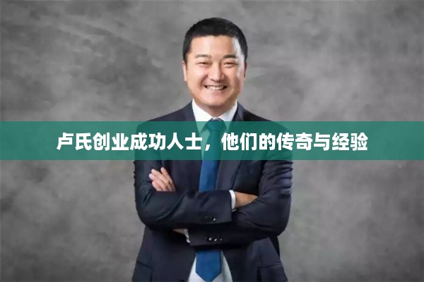 卢氏创业成功人士，他们的传奇与经验