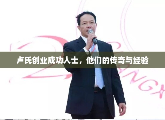 卢氏创业成功人士，他们的传奇与经验