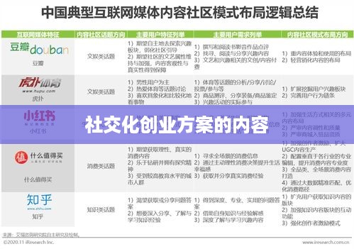 社交化创业方案的内容
