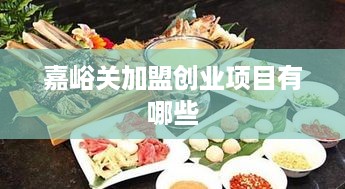 嘉峪关加盟创业项目有哪些