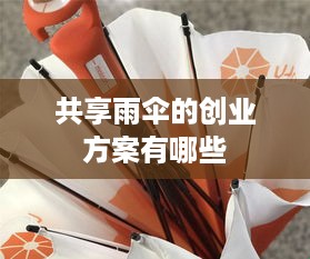 共享雨伞的创业方案有哪些