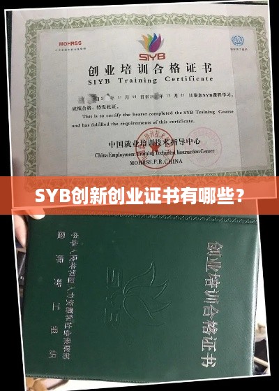 SYB创新创业证书有哪些？