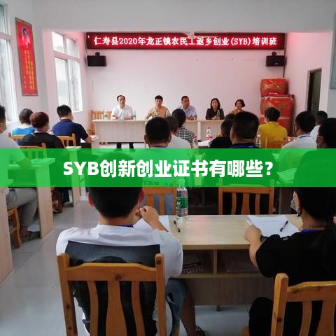 SYB创新创业证书有哪些？