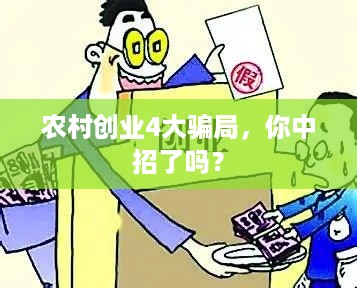 农村创业4大骗局，你中招了吗？