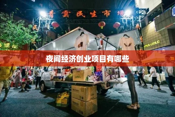 夜间经济创业项目有哪些