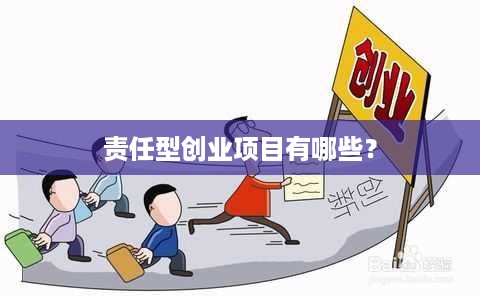 责任型创业项目有哪些？