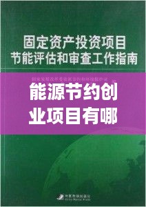 能源节约创业项目有哪些