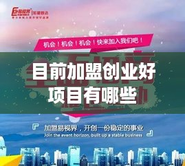 目前加盟创业好项目有哪些