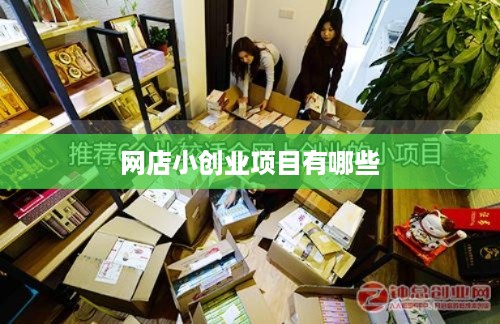 网店小创业项目有哪些