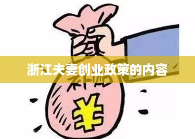 浙江夫妻创业政策的内容