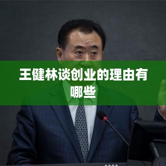 王健林谈创业的理由有哪些