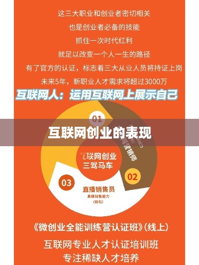 互联网创业的表现