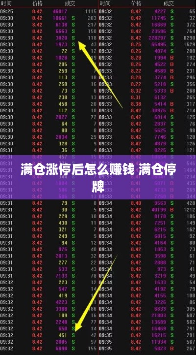 满仓涨停后怎么赚钱 满仓停牌