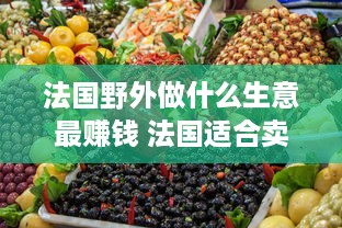 法国野外做什么生意最赚钱 法国适合卖什么