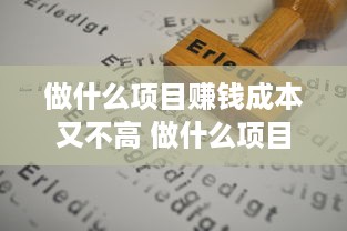 做什么项目赚钱成本又不高 做什么项目挣钱