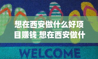 想在西安做什么好项目赚钱 想在西安做什么好项目赚钱多